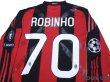 Photo4: AC Milan 2010-2011 Home Match Issue Long Sleeve Shirt #70 Robinho (4)