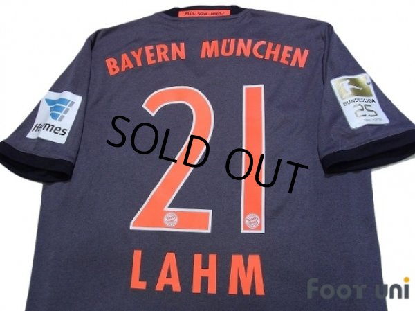 Photo4: Bayern Munchen2016-2017 Away Shirt #21 Lahm Bundesliga Patch/Badge w/tags (4)