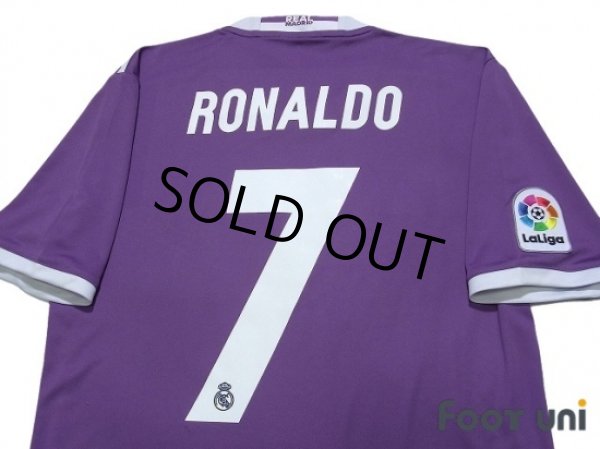 Photo4: Real Madrid 2016-2017 Away Shirt #7 Ronaldo w/tags (4)
