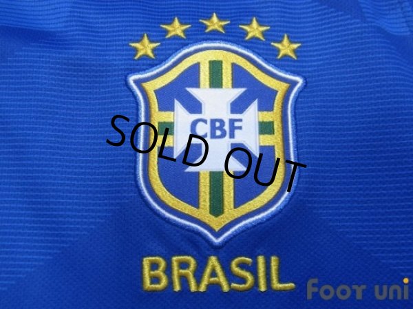 Photo6: Brazil 2018 Away Shirt #10 Neymar Jr w/tags (6)