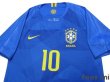 Photo3: Brazil 2018 Away Shirt #10 Neymar Jr w/tags (3)