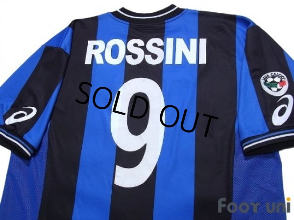 Photo4: Atalanta 2002-2003 Home Shirt #9 Rossini Lega Calcio Patch/Badge (4)