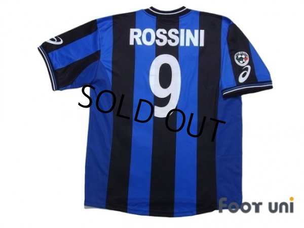 Photo2: Atalanta 2002-2003 Home Shirt #9 Rossini Lega Calcio Patch/Badge (2)
