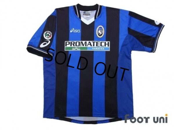 Photo1: Atalanta 2002-2003 Home Shirt #9 Rossini Lega Calcio Patch/Badge (1)