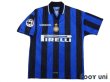 Photo1: Inter Milan 1997-1998 Home Shirt #10 Ronaldo Lega Calcio Patch/Badge (1)