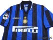 Photo3: Inter Milan 1997-1998 Home Shirt #10 Ronaldo Lega Calcio Patch/Badge (3)