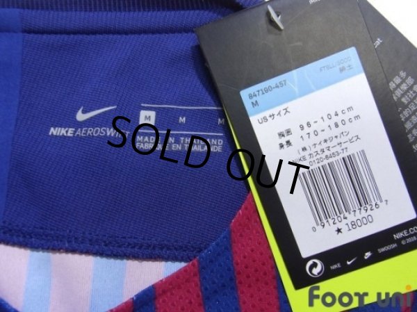 Photo4: FC Barcelona 2017-2018 Home Authentic Shirt and Shorts Set w/tags (4)