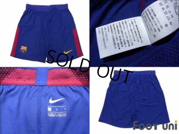 Photo8: FC Barcelona 2017-2018 Home Authentic Shirt and Shorts Set w/tags (8)