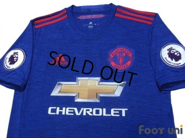 Photo3: Manchester United 2016-2017 Away Shirt #9 Ibrahimovic Premier League Patch/Badge w/tags (3)