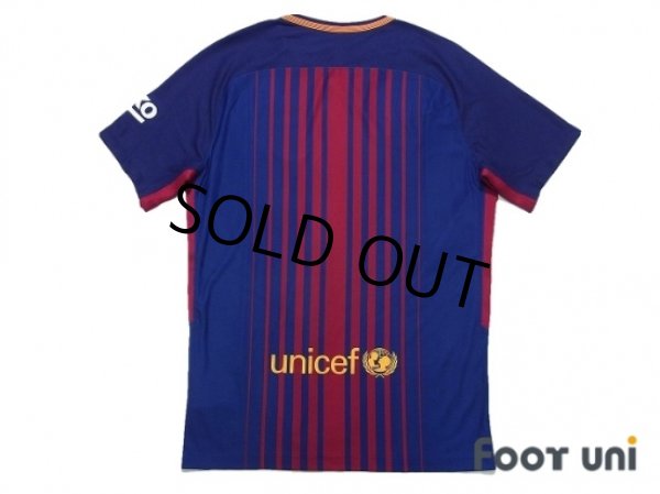 Photo2: FC Barcelona 2017-2018 Home Authentic Shirt and Shorts Set w/tags (2)