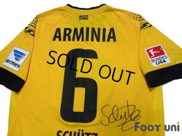 Photo4: Arminia Bielefeld 2013-2014 Away Shirt #6 Schutz Bundesliga Patch/Badge (4)