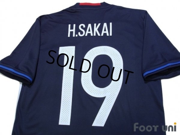 Photo4: Japan 2016-2017 Home Shirt #19 H.Sakai w/tags (4)