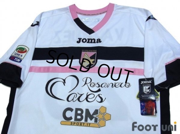 Photo3: Palermo 2013-2014 Away Shirt #20 Vazquez Serie A Tim Patch/Badge w/tags (3)