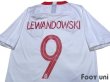 Photo4: Poland 2018 Home Shirt #9 Lewandowski w/tags (4)