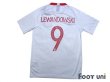 Photo2: Poland 2018 Home Shirt #9 Lewandowski w/tags (2)