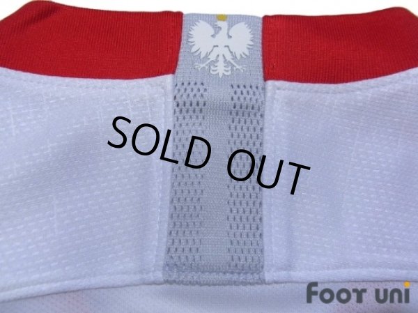Photo6: Poland 2018 Home Shirt #9 Lewandowski w/tags (6)