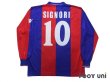 Photo2: Bologna 2002-2003 Home Long Sleeve Shirt #10 Signori (2)