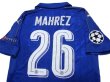 Photo4: Leicester City 2016-2017 Home Shirt #26 Mahrez Champions League Patch/Badge Respect Patch/Badge (4)