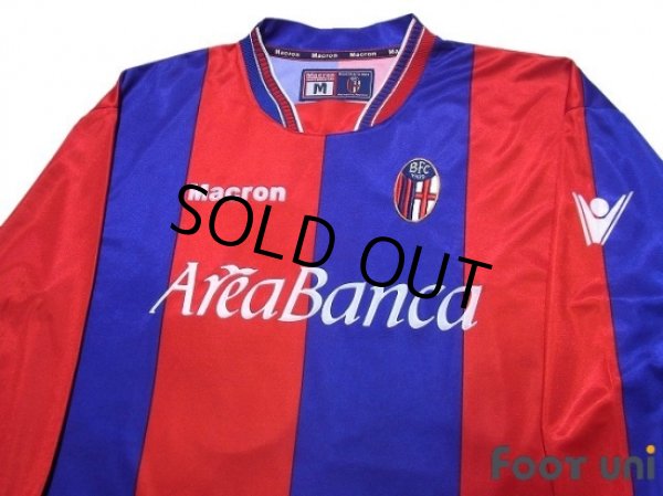 Photo3: Bologna 2002-2003 Home Long Sleeve Shirt #10 Signori (3)