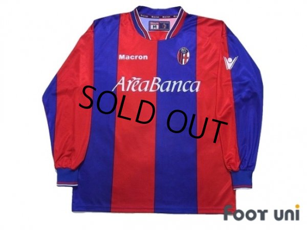 Photo1: Bologna 2002-2003 Home Long Sleeve Shirt #10 Signori (1)