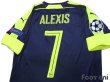 Photo4: Arsenal 2016-2017 3rd Shirt #7 Alexis Sanchez Champions League Patch/Badge w/tags (4)