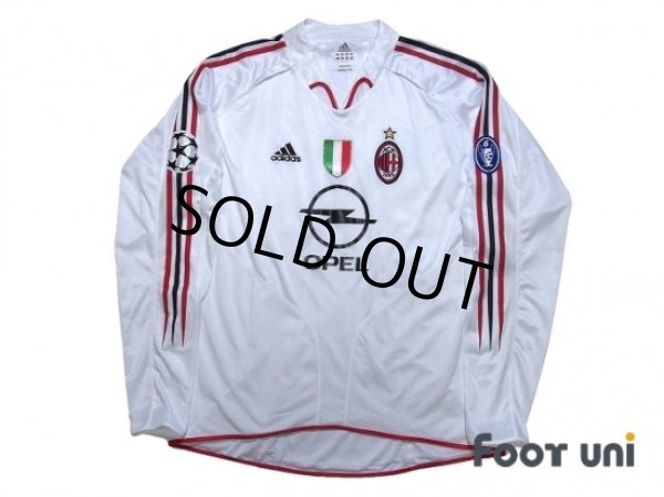 Photo1: AC Milan 2004-2005 Away Match Issue Long Sleeve Shirt #9 Inzaghi Champions League Patch/Badge (1)