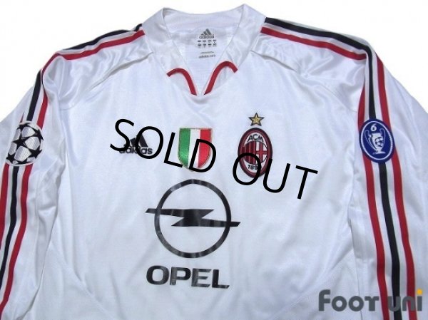 Photo3: AC Milan 2004-2005 Away Match Issue Long Sleeve Shirt #9 Inzaghi Champions League Patch/Badge (3)