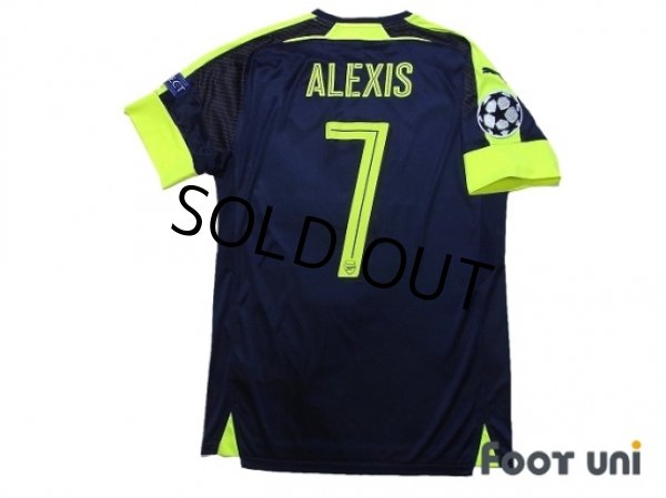 Photo2: Arsenal 2016-2017 3rd Shirt #7 Alexis Sanchez Champions League Patch/Badge w/tags (2)