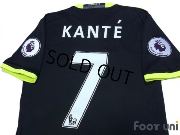 Photo4: Chelsea 2016-2017 Away Shirt #7 Kante Premier League Patch/Badge w/tags (4)
