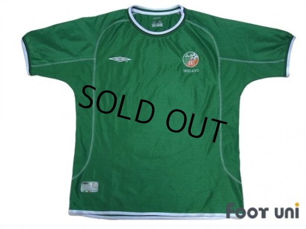 Photo1: Ireland 2002 Home Shirt (1)