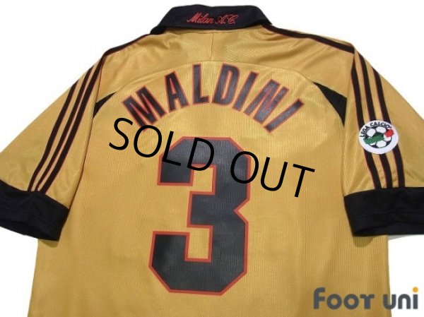 Photo4: AC Milan 1999-2000 4th Shirt #3 Maldini Lega Calcio Patch/Badge (4)