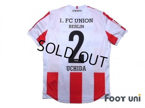 Photo2: 1.FC Union Berlin 2017-2018 Home Shirt #2 Uchida Bundesliga Patch/Badge w/tags (2)