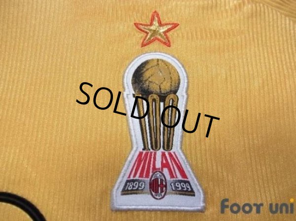 Photo6: AC Milan 1999-2000 4th Shirt #3 Maldini Lega Calcio Patch/Badge (6)