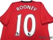 Photo4: Manchester United 2009-2010 Home Shirt #10 Rooney (4)