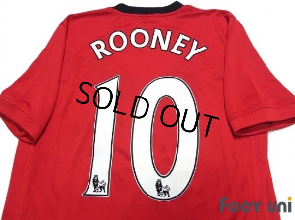 Photo4: Manchester United 2009-2010 Home Shirt #10 Rooney (4)