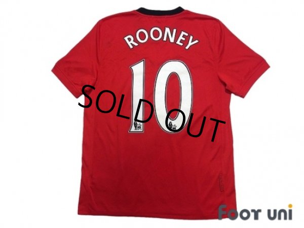 Photo2: Manchester United 2009-2010 Home Shirt #10 Rooney (2)
