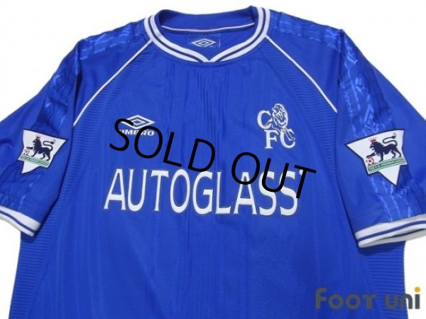 Photo3: Chelsea 1999-2001 Home Shirt #25 Zola The F.A. Premier League Patch/Badge (3)