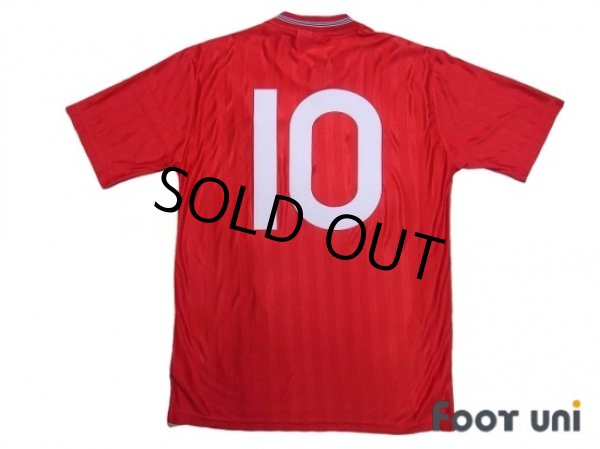 Photo2: England 1986 Away Reprint Shirt #10 (2)