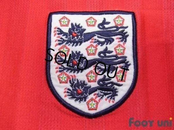 Photo7: England 1986 Away Reprint Shirt #10 (7)