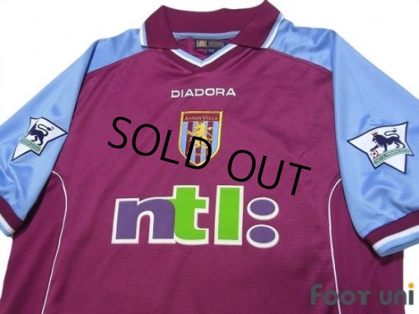 Photo3: Aston Villa 2000-2001 Home Shirt #14 Ginola (3)