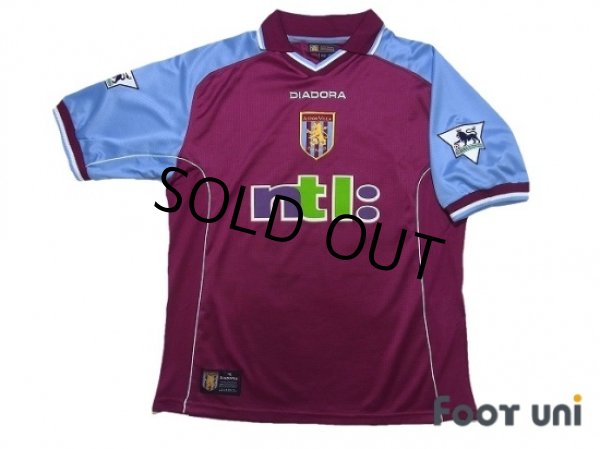 Photo1: Aston Villa 2000-2001 Home Shirt #14 Ginola (1)