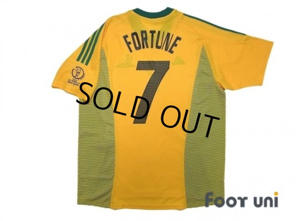 Photo2: South Africa 2002 Away Shirt #7 Fortune 2002 FIFA World Cup Korea Japan Patch/Badge (2)