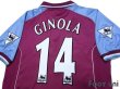 Photo4: Aston Villa 2000-2001 Home Shirt #14 Ginola (4)