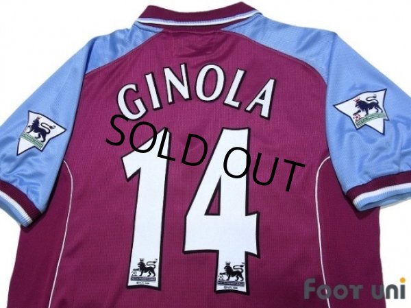 Photo4: Aston Villa 2000-2001 Home Shirt #14 Ginola (4)