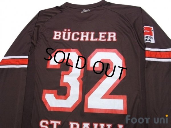 Photo4: FC St. Pauli 2012-2013 Home Long Sleeve Shirt #32 Buchler Bundesliga Patch/Badge (4)