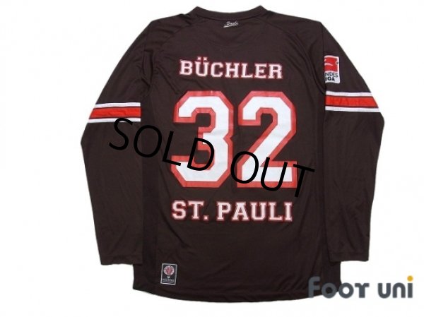 Photo2: FC St. Pauli 2012-2013 Home Long Sleeve Shirt #32 Buchler Bundesliga Patch/Badge (2)