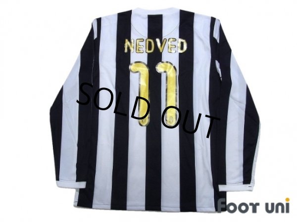 Photo3: Juventus 2009-2010 Home Long Sleeve Shirt #11 Nedved (3)
