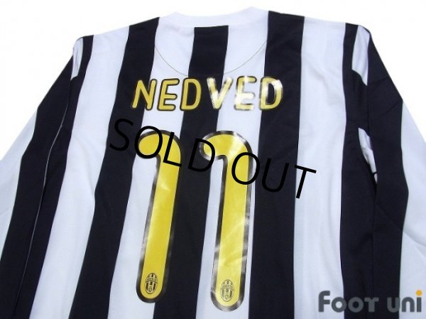 Photo4: Juventus 2009-2010 Home Long Sleeve Shirt #11 Nedved (4)