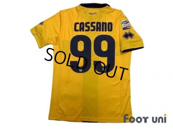 Photo2: Parma 2014-2015 3rd Shirt #99 Cassano Serie A Tim Patch/Badge (2)