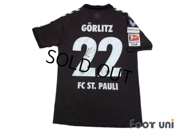 Photo2: FC St.Pauli 2014-2015 Home Shirt #22 Görlitz Bundesliga Patch/Badge Hermes Patch/Badge DISKRIMINIERUNG Patch/Badge (2)